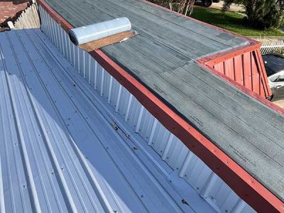 New Metal Roof Installation